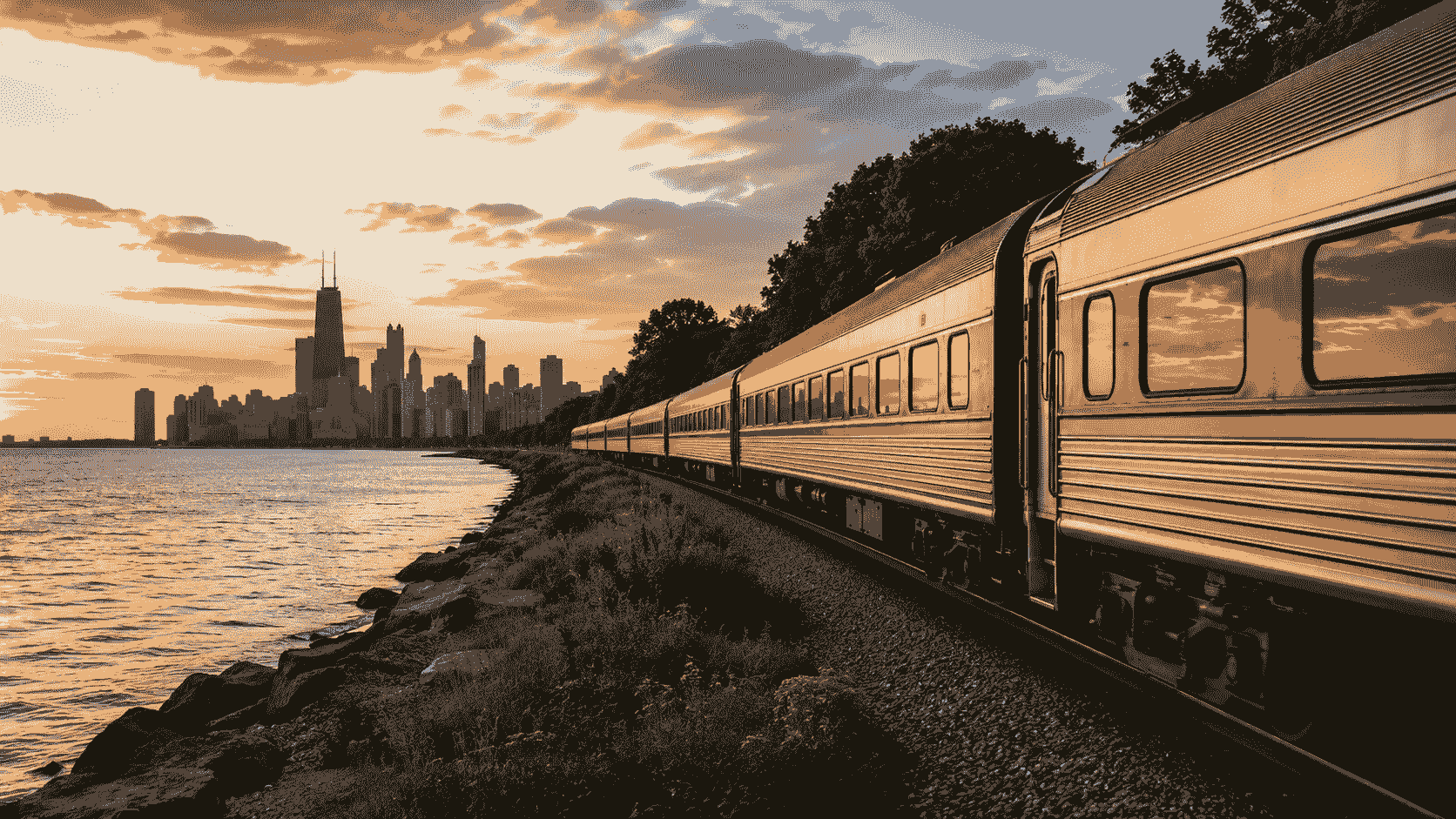 Train from Chicago to New York